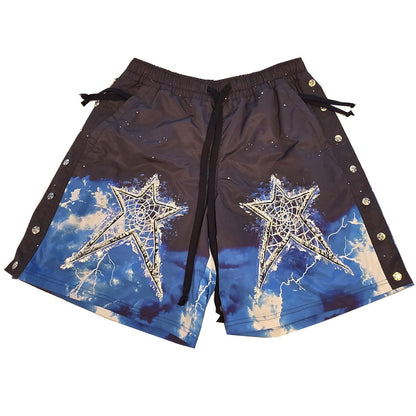 HUDSON DREAM STATE SNAP OFF NYLON SHORT (581) BLUE
