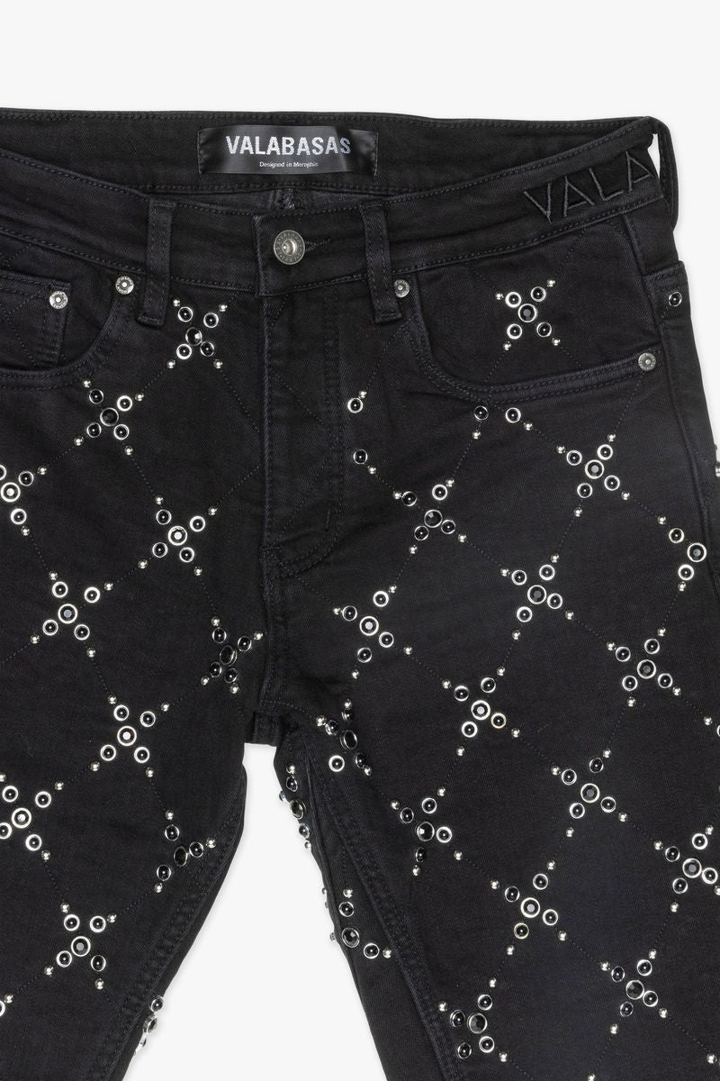 VALABASAS "POP" STACKED (VLBS-VJ5-1002) BLK WASHED