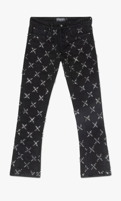 VALABASAS "POP" STACKED (VLBS-VJ5-1002) BLK WASHED