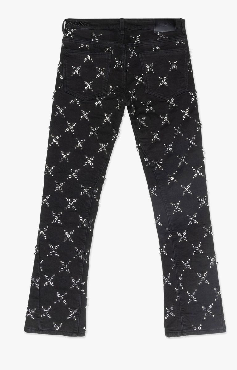VALABASAS "POP" STACKED (VLBS-VJ5-1002) BLK WASHED