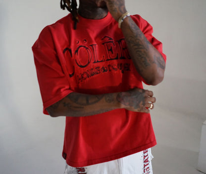 HUDSON COLERE TEE 285GSM (573)-RED