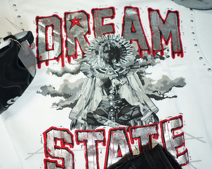 HUDSON DREAMSTATE SLEEVLESS TEE 320GSM (577) WHITE