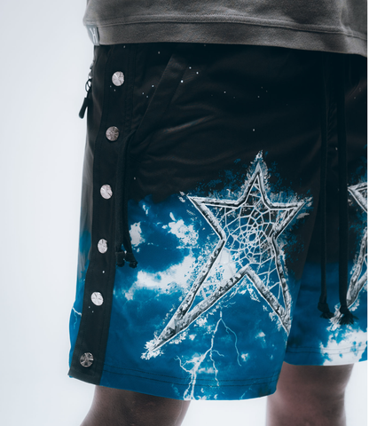 HUDSON DREAM STATE SNAP OFF NYLON SHORT (581) BLUE