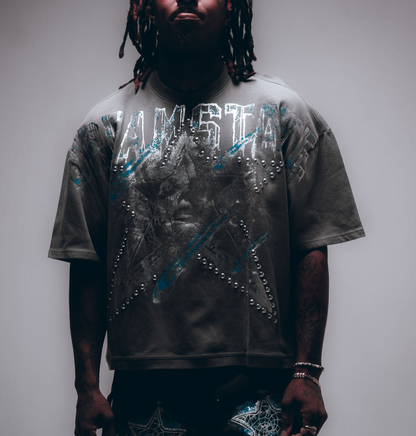 HUDSON DREAMSTATE TEE 320GSM (579) GREY