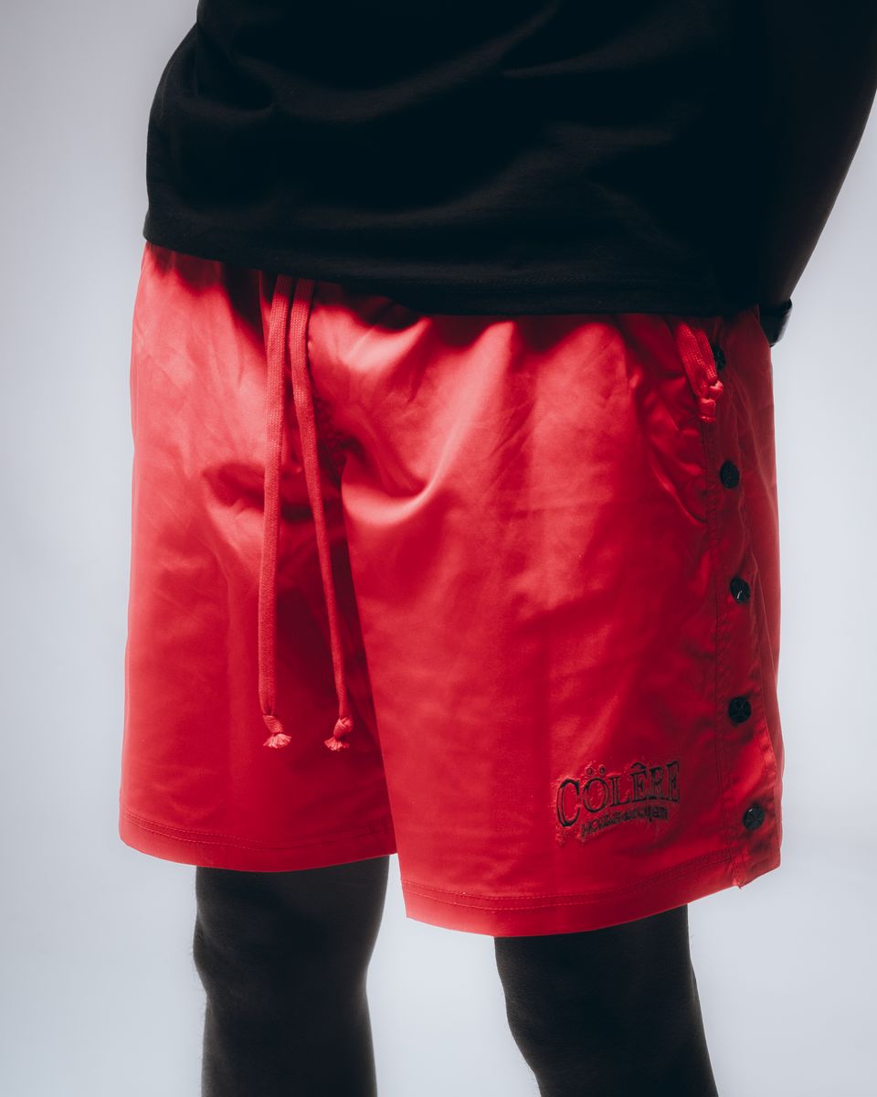 HUDSON COLERE SNAP OFF NYLON SHORT (574) RED