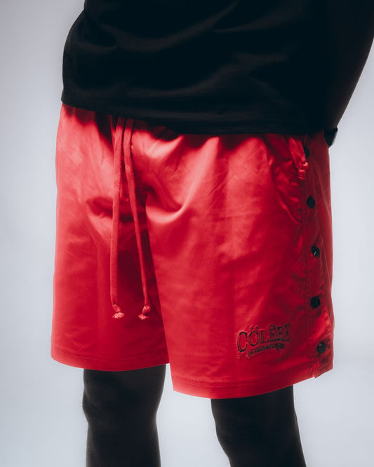 HUDSON COLERE SNAP OFF NYLON SHORT (574) RED