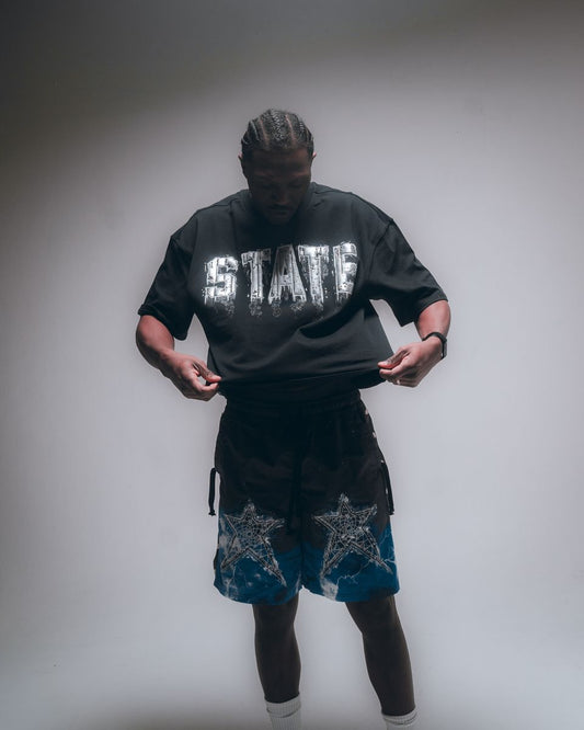 HUDSON STATE TEE 285GSM (578) BLACK