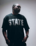 HUDSON STATE TEE 285GSM (578) BLACK
