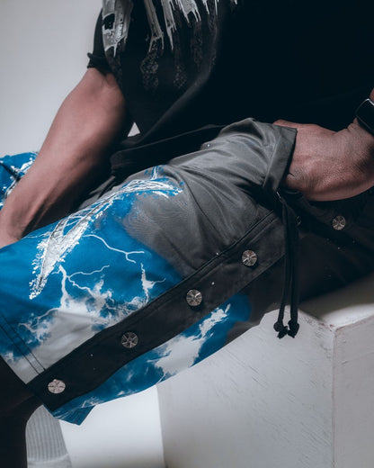 HUDSON DREAM STATE SNAP OFF NYLON SHORT (581) BLUE