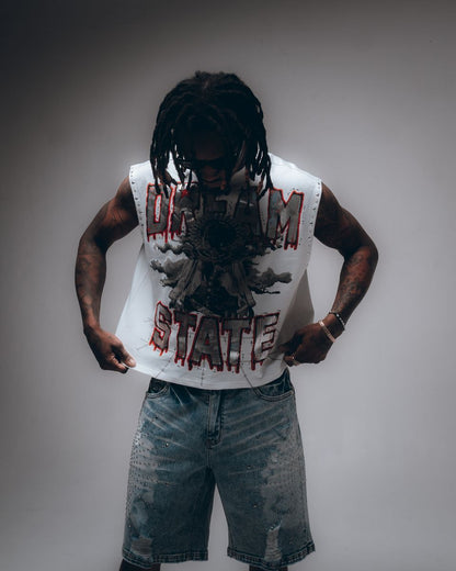 HUDSON STUDDED BURST SHORT (568) M BLUE