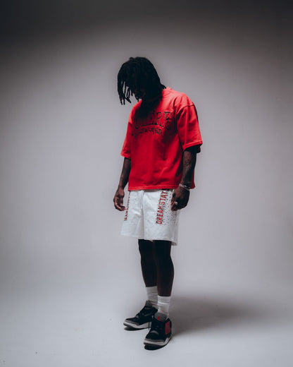 HUDSON DREAMSTATE FLEECE SHORT w/STUDS (580) WHITE