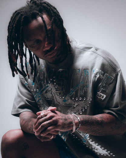 HUDSON DREAMSTATE TEE 320GSM (579) GREY