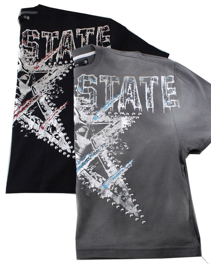 HUDSON DREAMSTATE TEE 320GSM (579) GREY