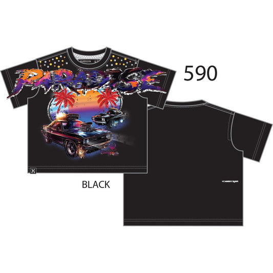 HUDSON PARADISE TEE 285GSM (590) BLACK