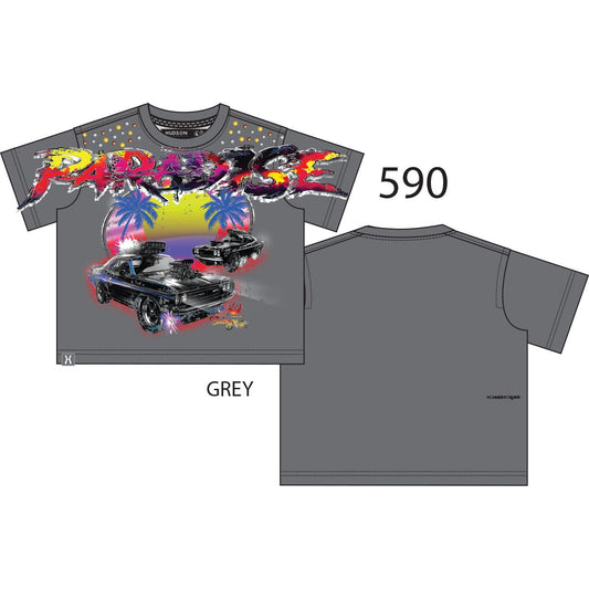 HUDSON PARADISE TEE 285GSM (590) GREY