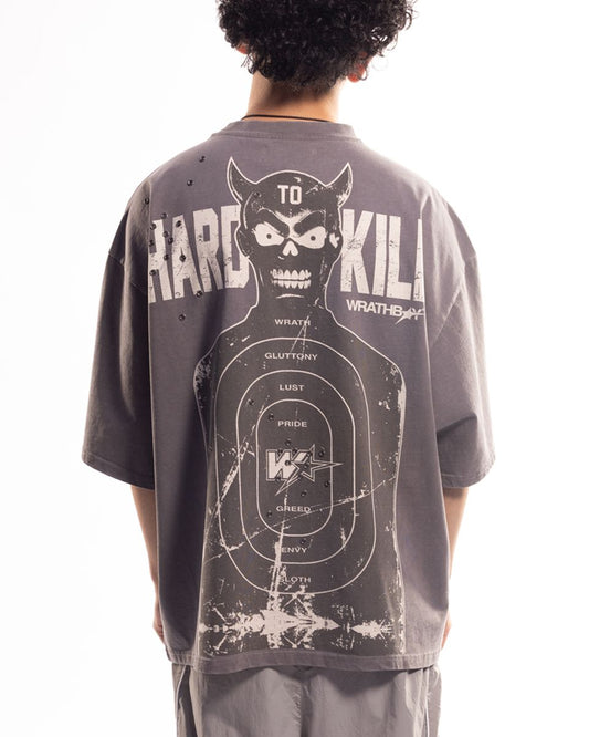 WRATHBOY SHOOTING TARGET TSHIRT (WB05-111-GRY)