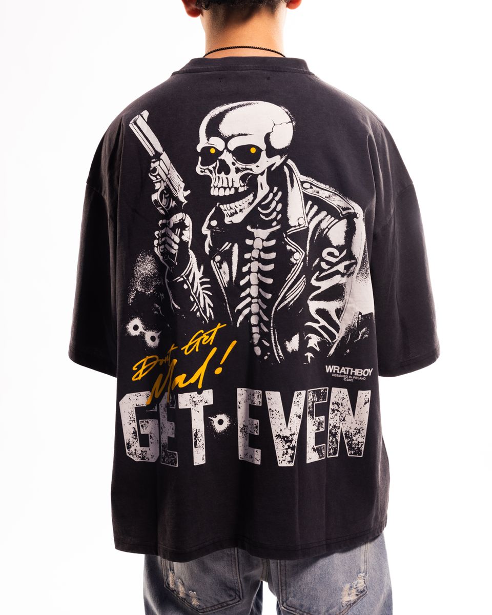 WRATHBOY GET EVEN TSHIRT (WB05-094-BLK)