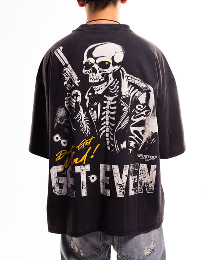 WRATHBOY GET EVEN TSHIRT (WB05-094-BLK)