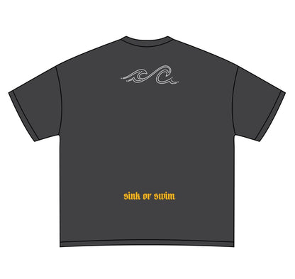 MR WAVE FATAL SEAS TEE MR-5005 (BLACK)