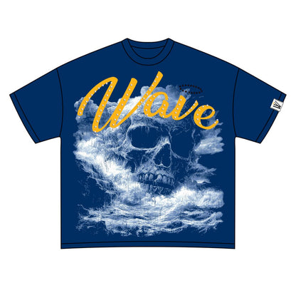 MR WAVE FATAL SEAS TEE MR-5005 (BLUE)