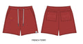 MR WAVE  RESIDENTIAL SHORTS MR-5008 (RED)