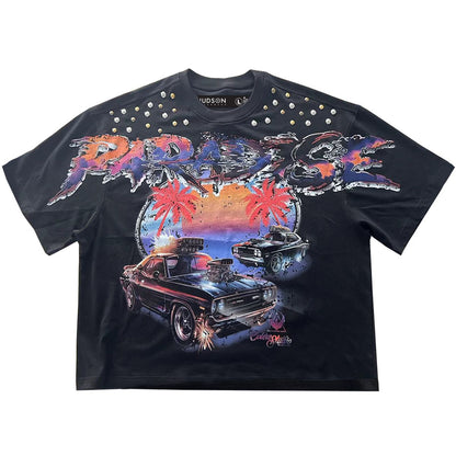 HUDSON PARADISE TEE 285GSM (590) BLACK