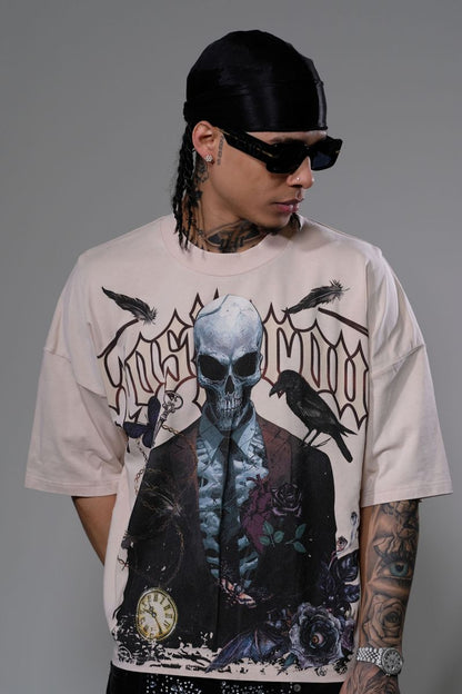 STRAY WIDE & CROP FIT T SHIRT ST1364-BON