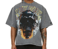 SI TU VEUX LE MONDE TEE (TV0247) CHARCOAL WASH