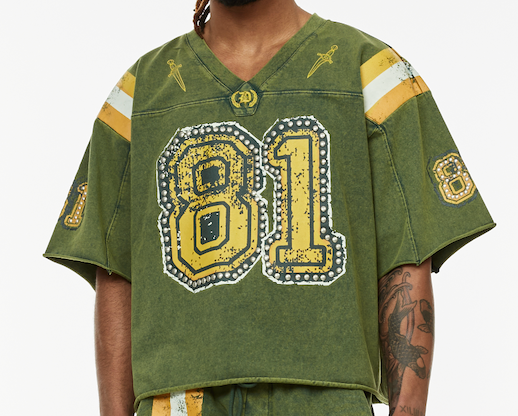 DOCTRINE CHEESE HEAD FOOTBALL JERSEY (DB0315 / DB0316)