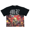 M.E. Octopus Rhinestone Tee - BLACK