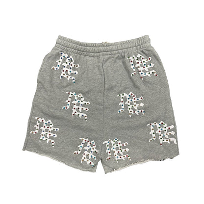 M.E.  'ME' Logo Shorts - GREY