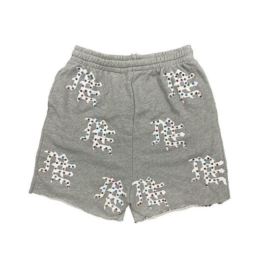 M.E.  'ME' Logo Shorts - GREY