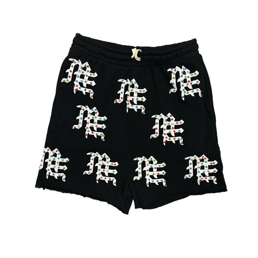 M.E.  'ME' Logo Shorts - BLACK