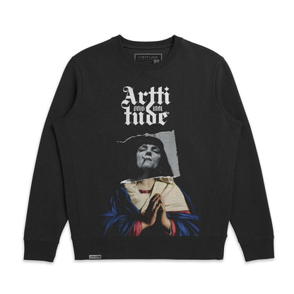Virgin in Prayer Classic Crewneck