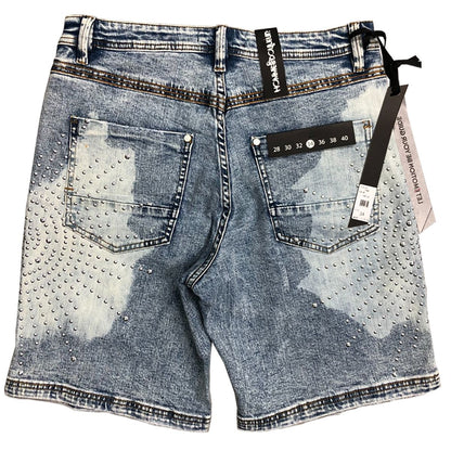HUDSON STUDDED BURST SHORT (568) M BLUE