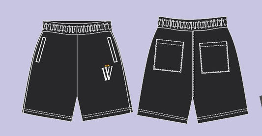 MR WAVE RESIDENTIAL NYLON SHORTS MR-6002 (BLACK)