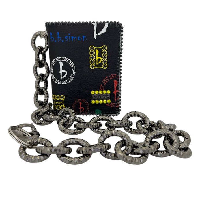 B.B SIMON WALLET/CHAIN WAL-R62-MULTI-BF-CH9