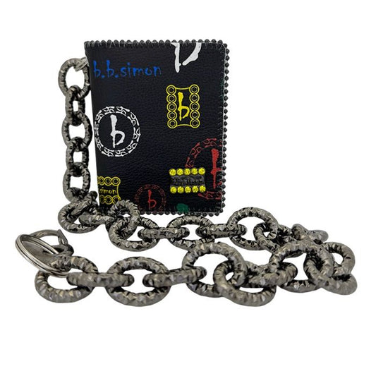 B.B SIMON WALLET/CHAIN WAL-R62-MULTI-BF-CH9