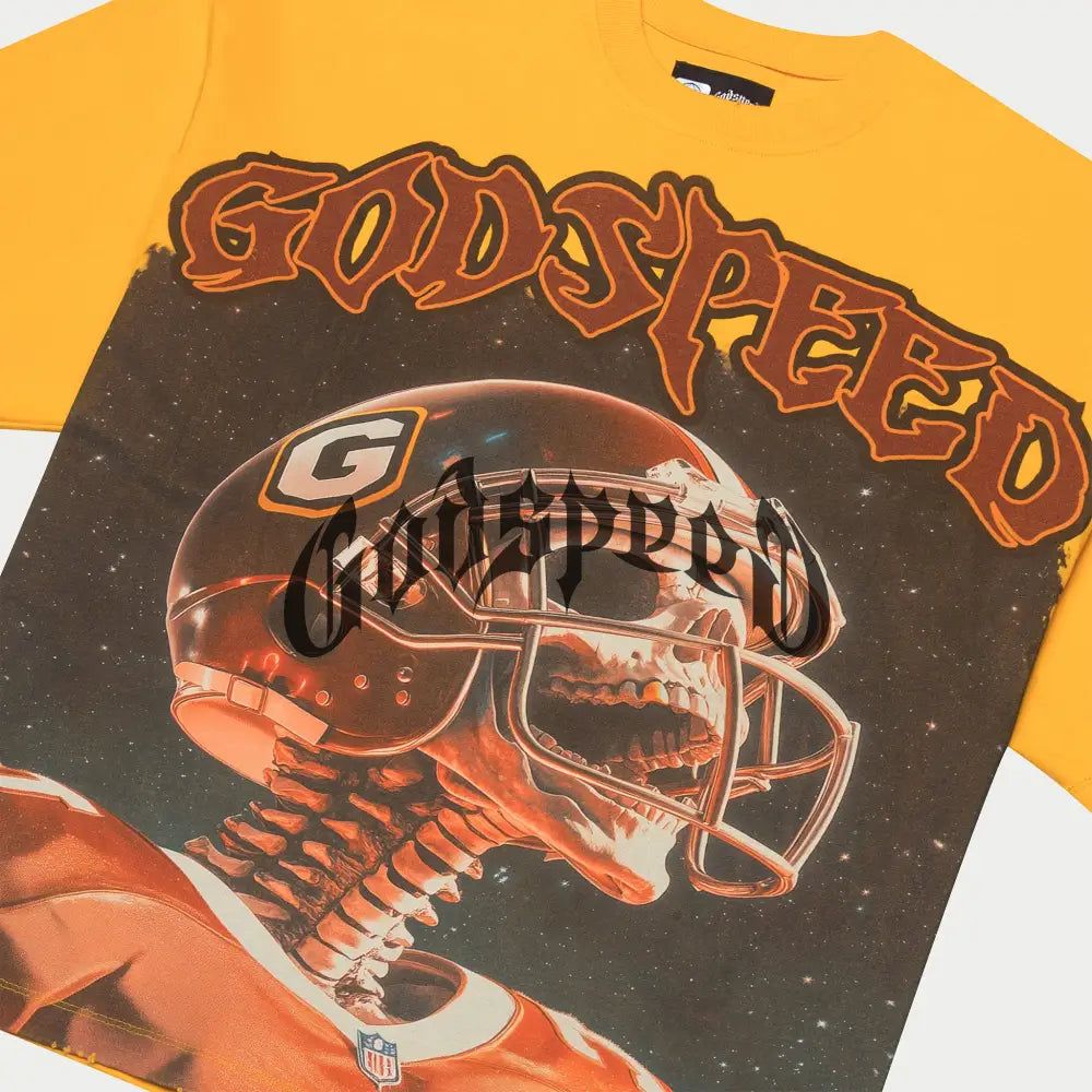 GOD SPEED MORALE-YELLOW T SHIRT