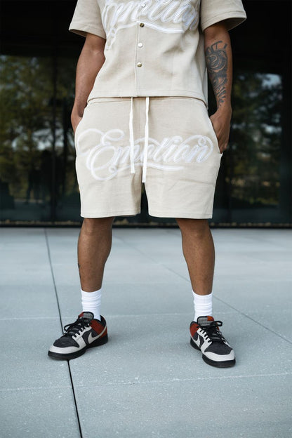 M.E. Cream Signature Shorts