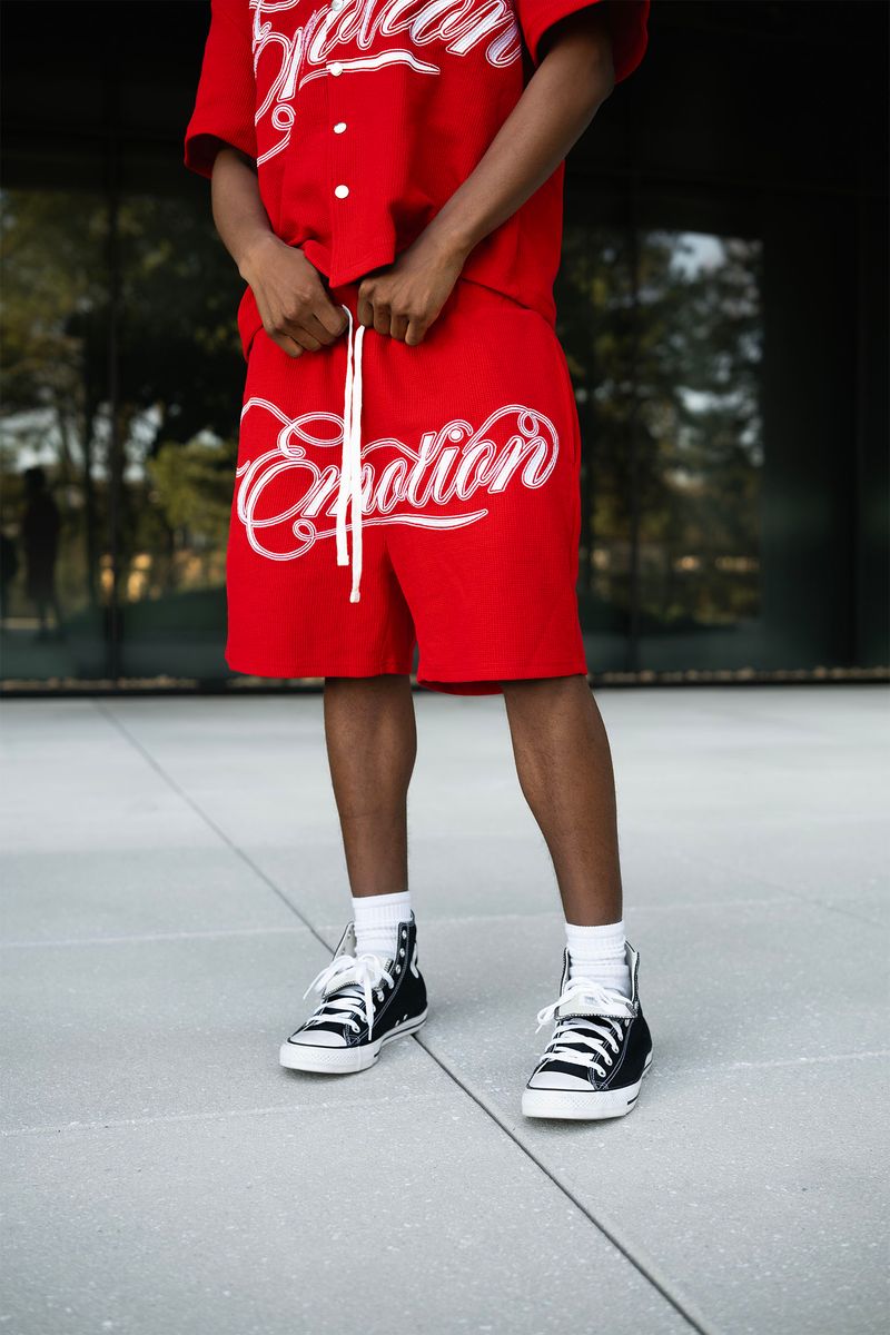 M.E. Red Signature Shorts