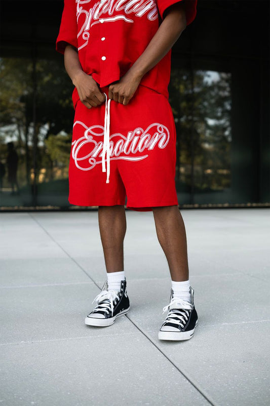 M.E. Red Signature Shorts