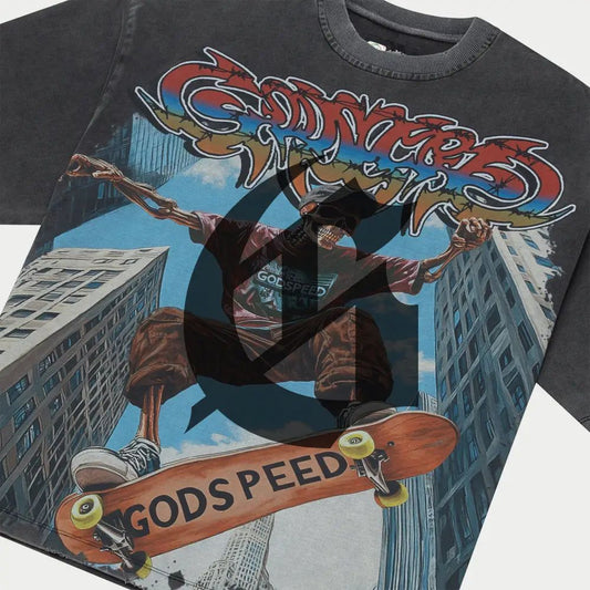GOD SPEED OLLIE-GREY-WASH  SHIRT