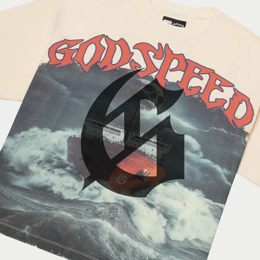 GOD SPEED SEA-SICK-BONE  SHIRT