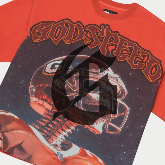 GOD SPEED MORALE-RED  T SHIRT