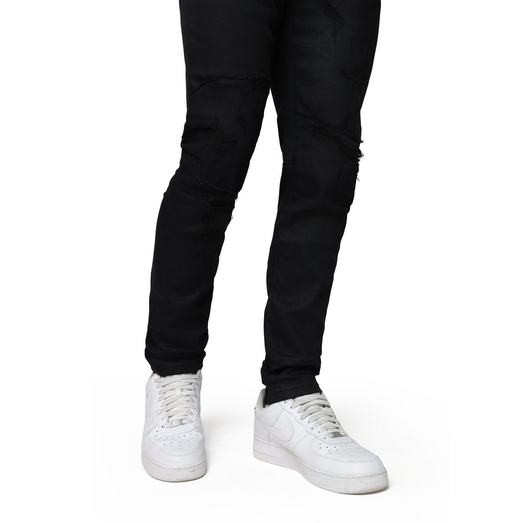 SMOKE RISE VINTAGE WASHED JEANS (JP23733)