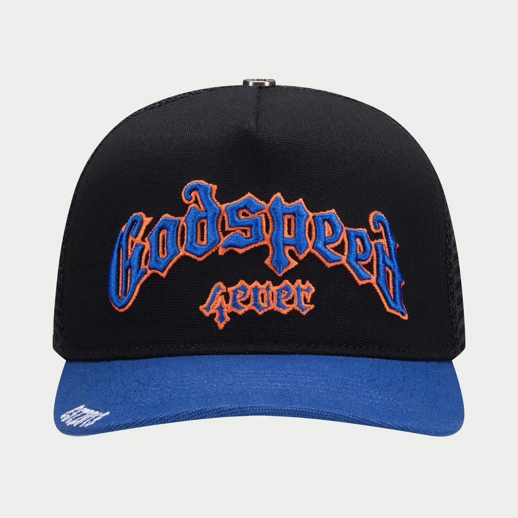 GS-FOREVER-TRUCKER- HAT-BLACK-BLUE-ORANGE