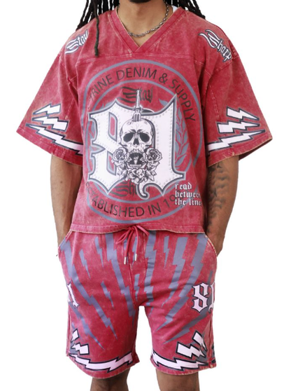 DOCTRINE BLACK LIGHTNING FOOTBALL JERSEY SET (DB0301 / DB0302)