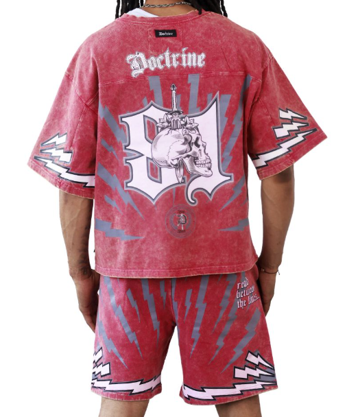 DOCTRINE BLACK LIGHTNING FOOTBALL JERSEY SET (DB0301 / DB0302)