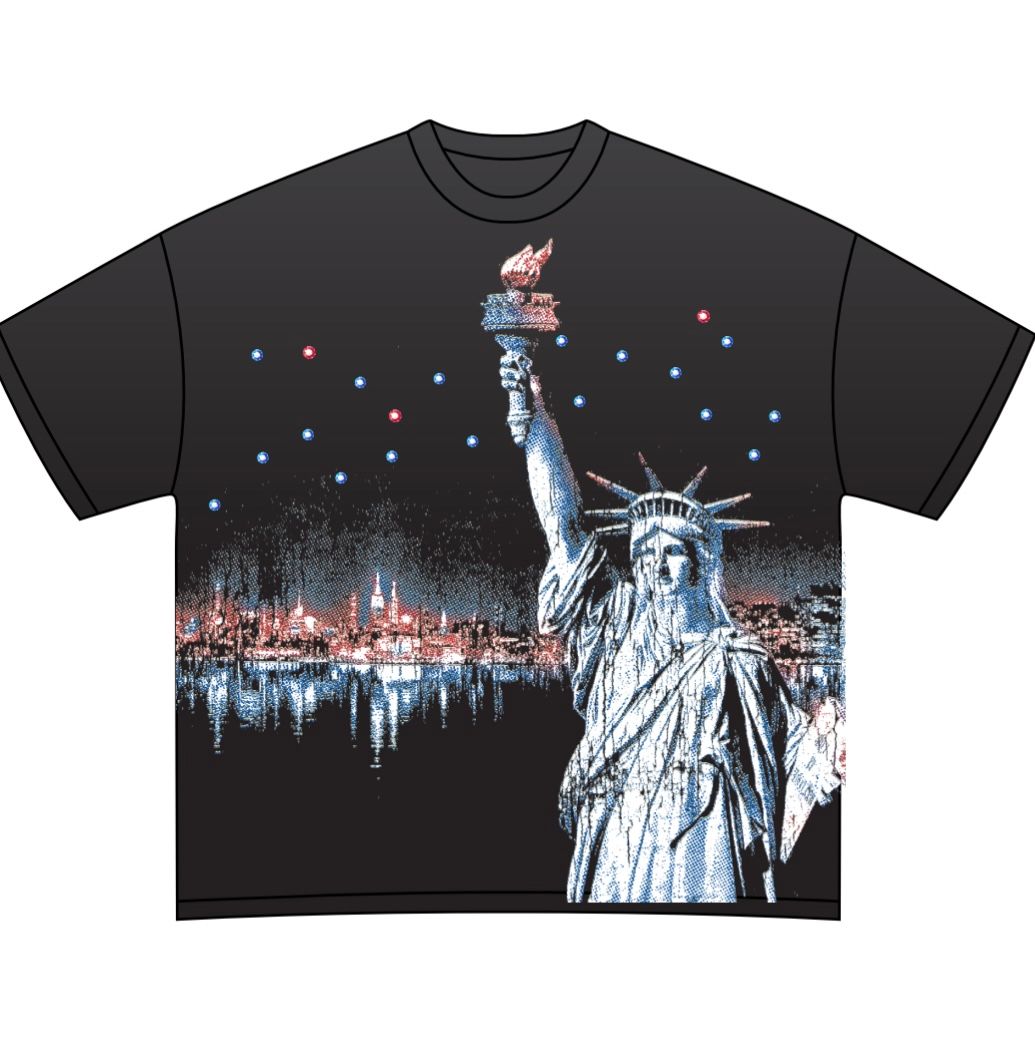 MR WAVE LIBERTAD TEE MR-6001 (BLACK)